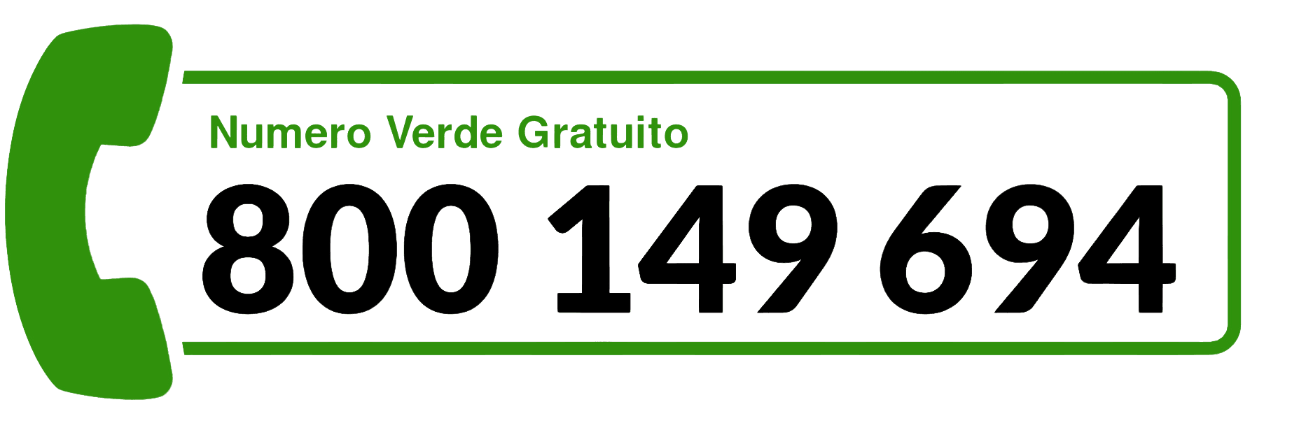 Numero verde gratuito 800 149 694